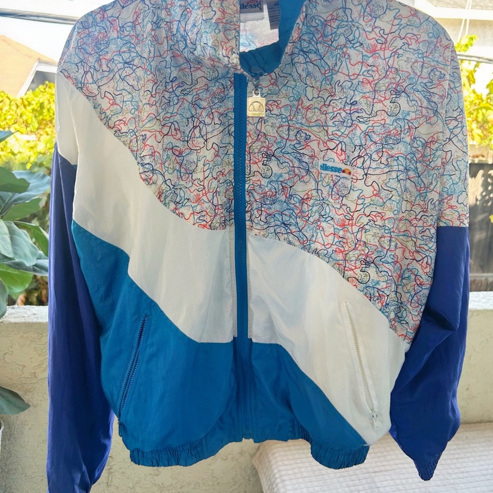 Vintage Ellesse Jacket with Abstract Design